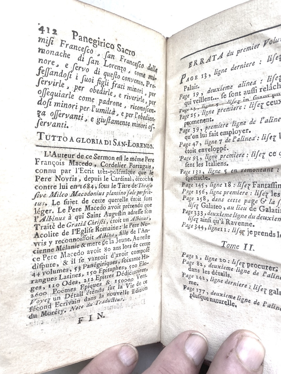 Nouveaux Mémoires , ou Observation sur l'Italie et sur les Italiens , trad. du Suédois 3 Vol.18-photo-5