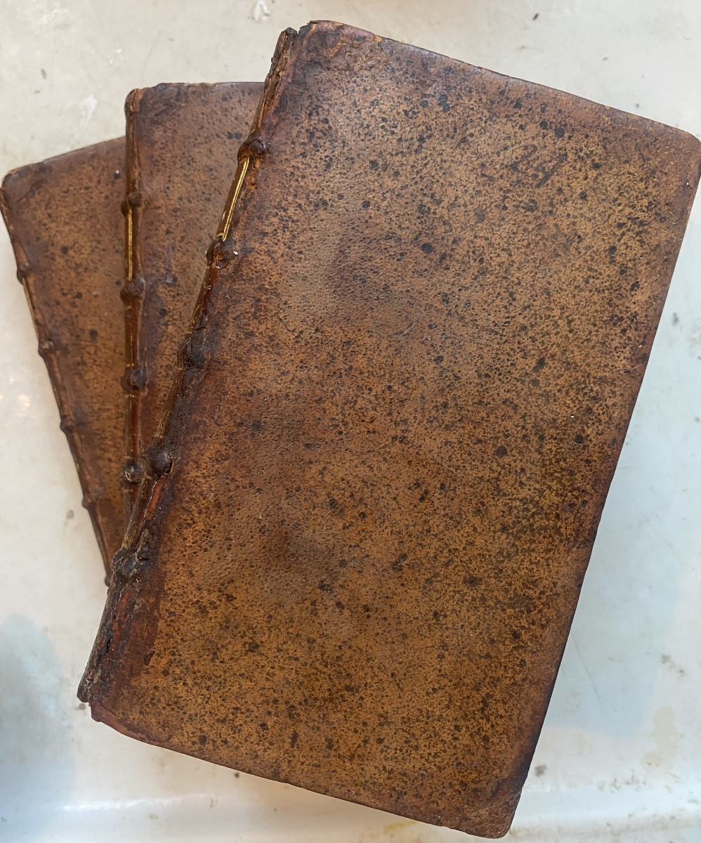 Complete In Three Volumes. In 12 "miscellaneous Works Of Monsieur Pellisson", From The Academy, Paris 1735-photo-2