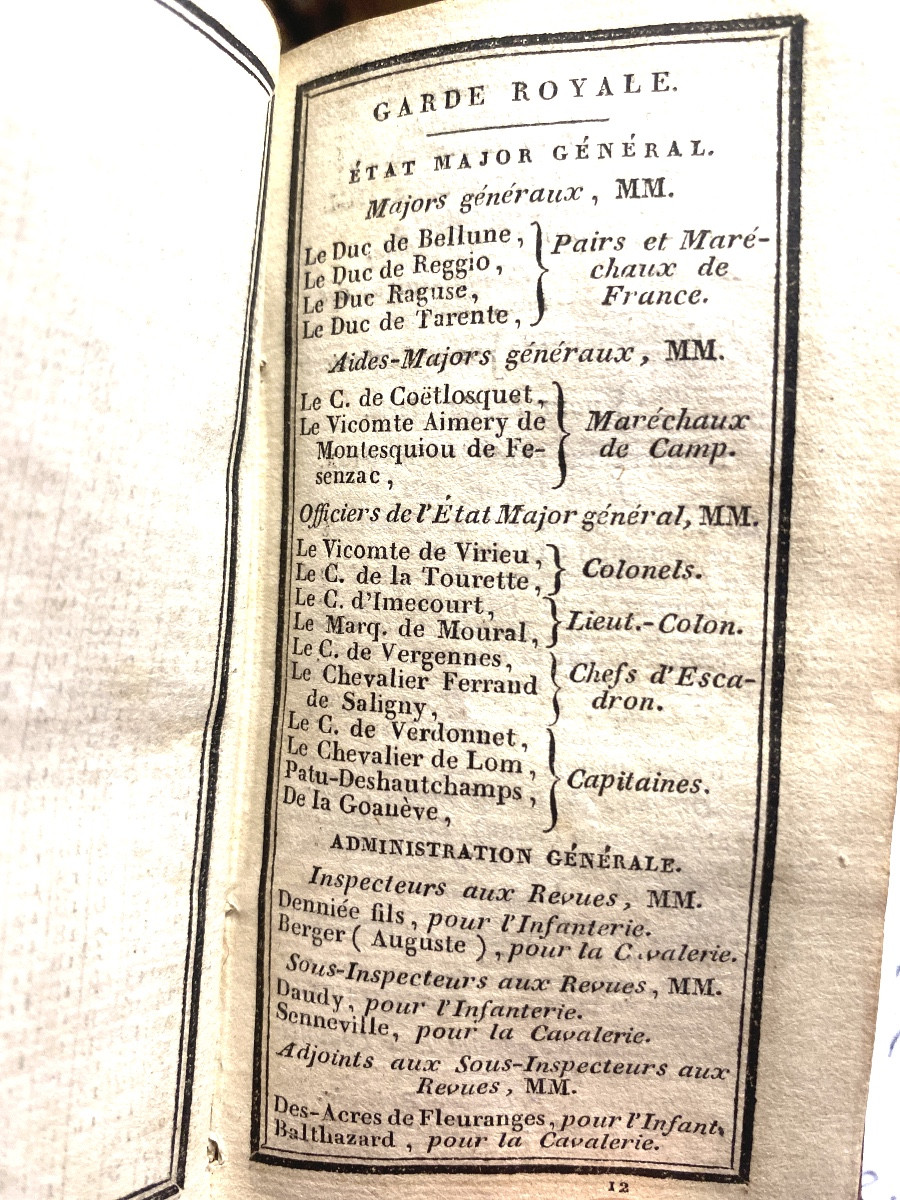 Precious Almanac Pocket Calendar 1816 With The Arms Of Charles X In Long Grain Red Morocco-photo-8