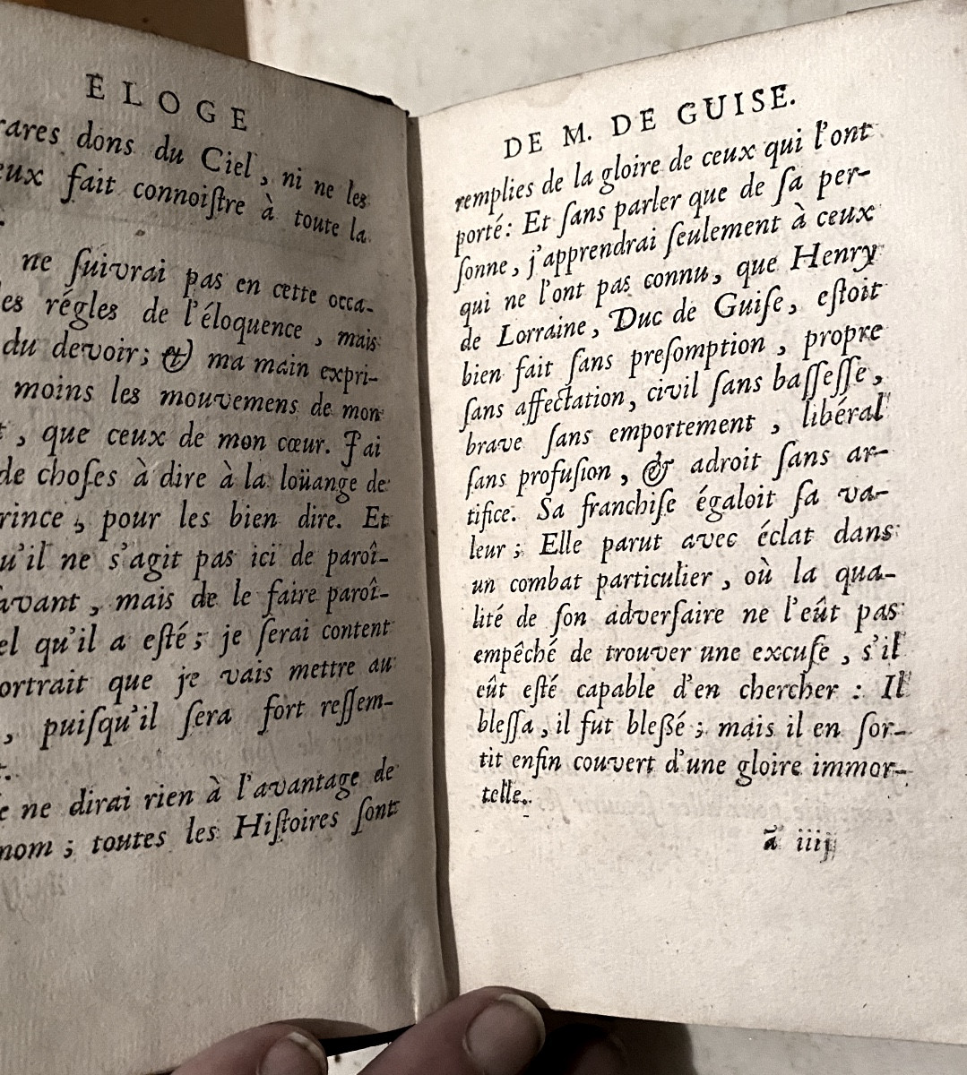 Fort Vol. In 12: "the Memoirs Of Henri De Lorraine, Duke Of Guise" New Edition. Paris 1681-photo-1
