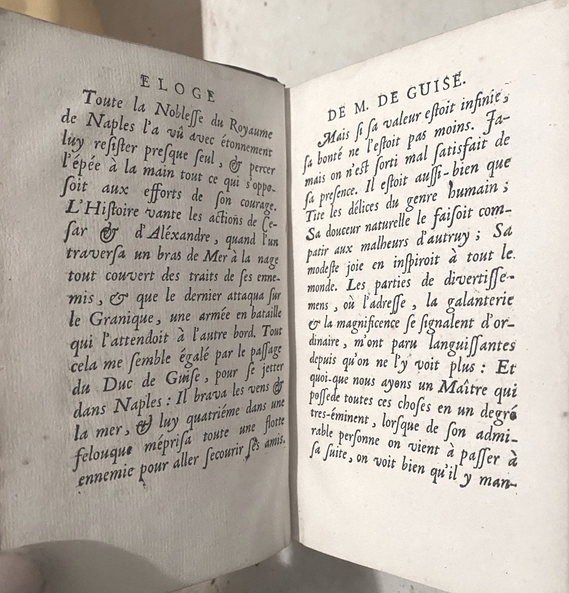 Fort Vol. In 12: "the Memoirs Of Henri De Lorraine, Duke Of Guise" New Edition. Paris 1681-photo-2