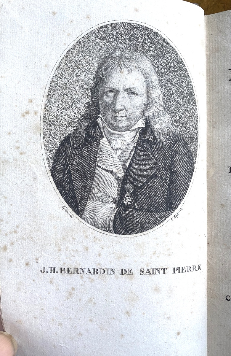 3 forts vol.In12  :"Harmonies de la Nature par J. Bernardin Henri de Saint-Pierre ,à Paris 1815-photo-4