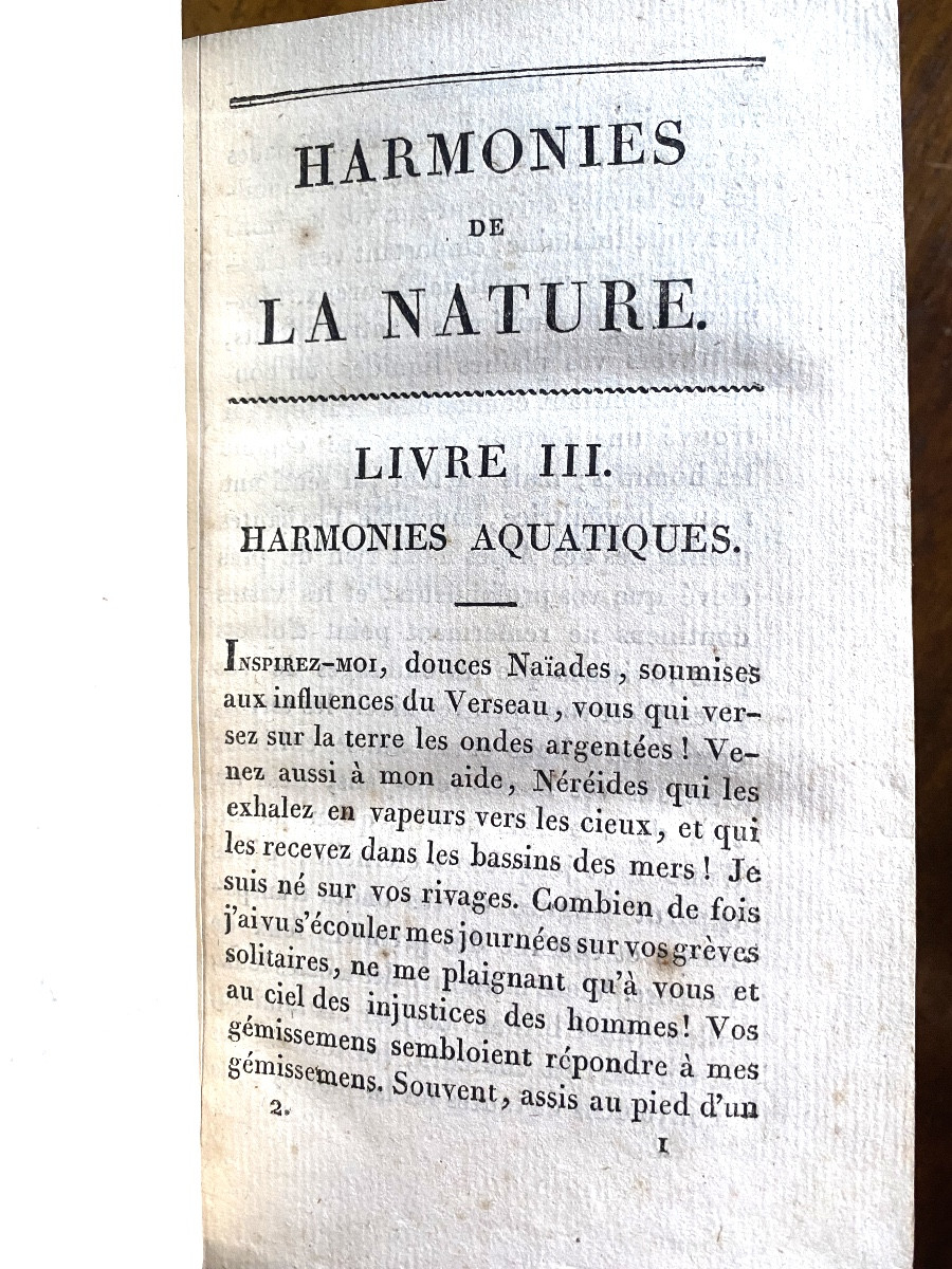 3 forts vol.In12  :"Harmonies de la Nature par J. Bernardin Henri de Saint-Pierre ,à Paris 1815-photo-6