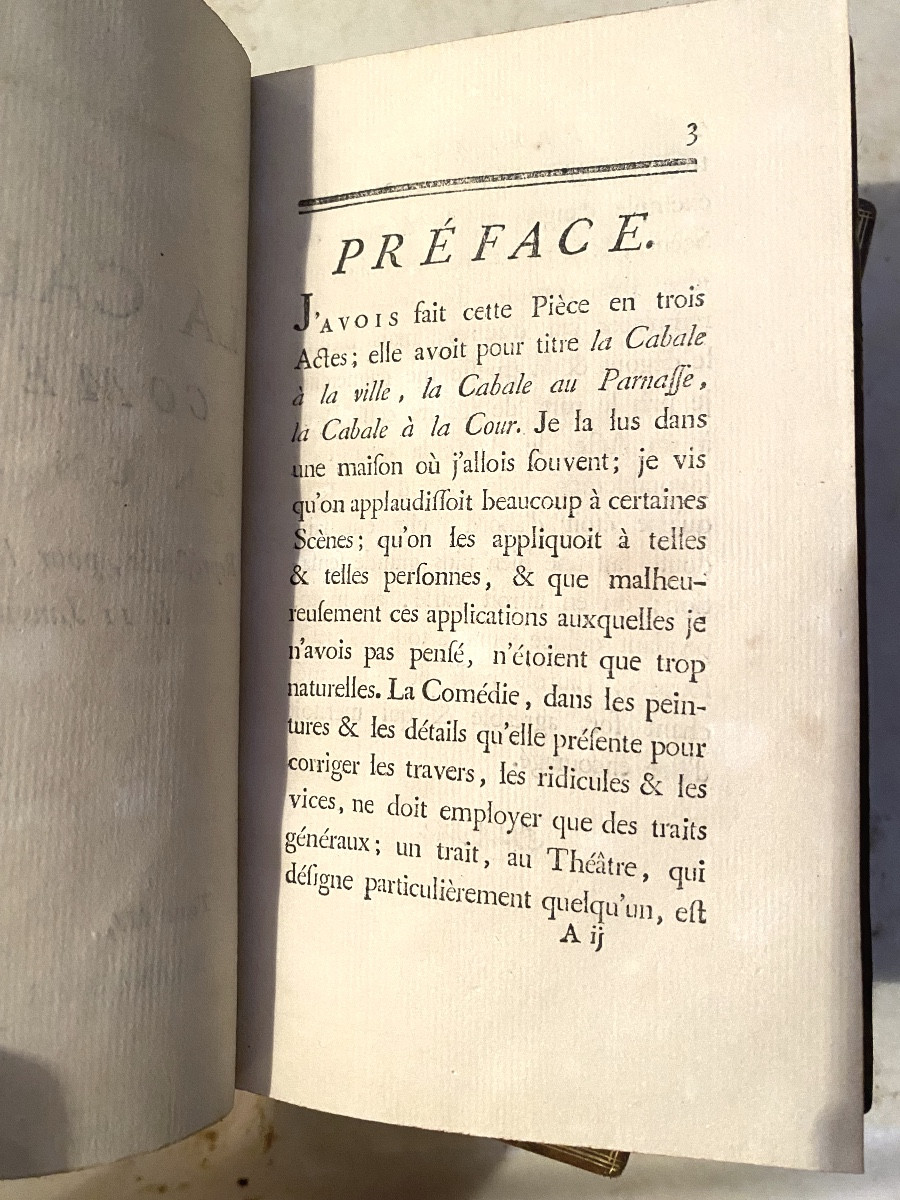 Three Vol. In 12 Back With The Arms Of The Château De Meudon (daughters Of Louis XV) "théâtre De Saintfoix"-photo-5