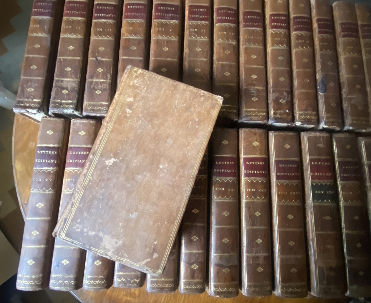  26 Volumes complets 1780/83 " Lettres Edifiantes et Curieuses" écrites des Missions Etrangères-photo-2