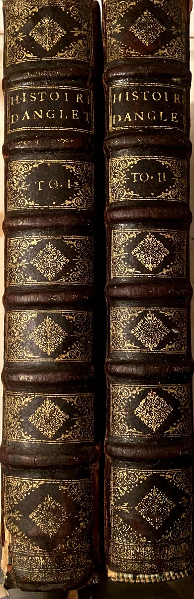 Histoire d'Angleterre d'Ecosse et d'Irlande, 2 Vol In-folio , par A Du Chesne & Du Verdier 1666