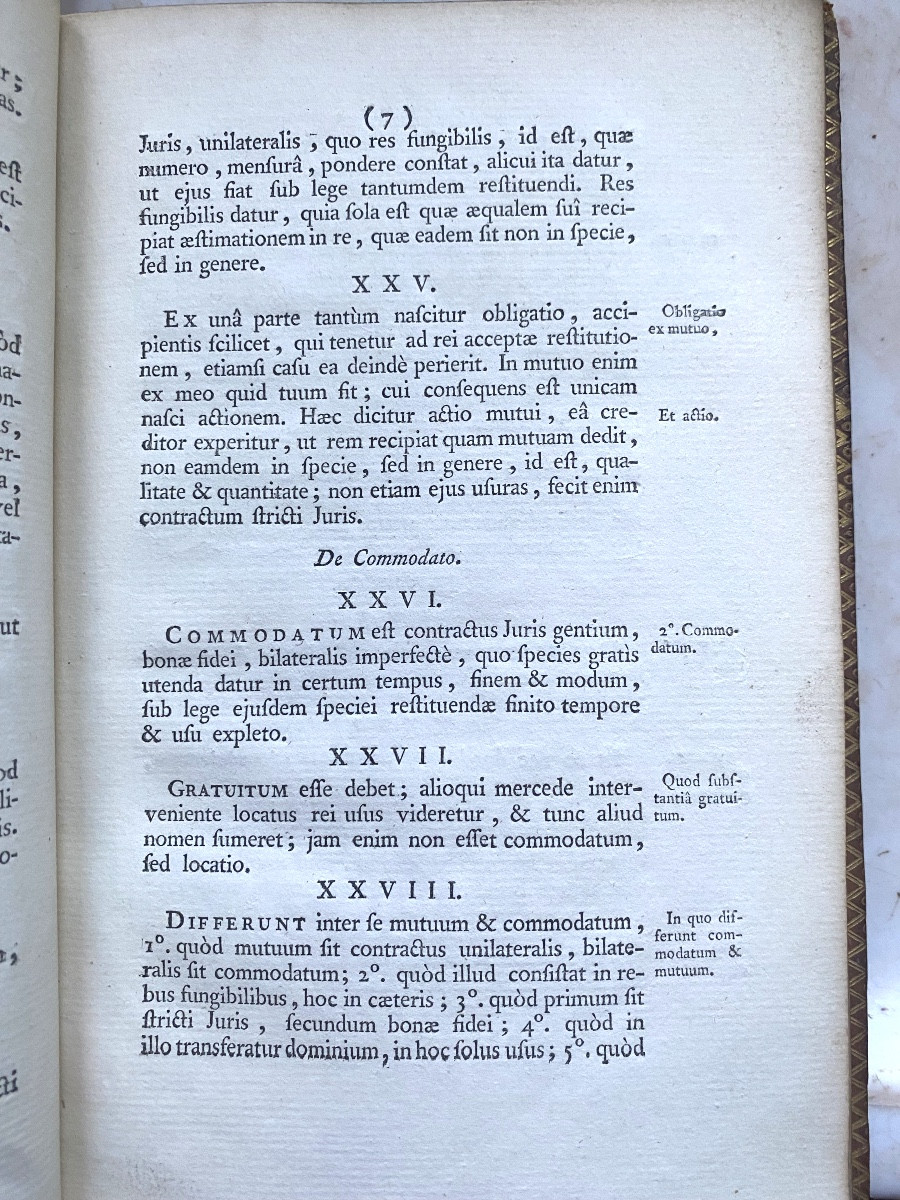 Grand In 8 , veau  aux Armes: R de Massy , 1777 , Thèse des deux Lois. - Thèses Utriusque Juris-photo-7