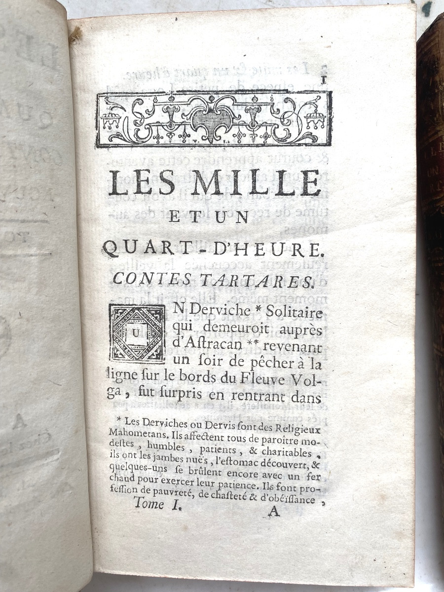 2 Vol. In 12 "the Thousand And One Quarter Hours, Tatar Tales. New Edition. Paris 1753-photo-1
