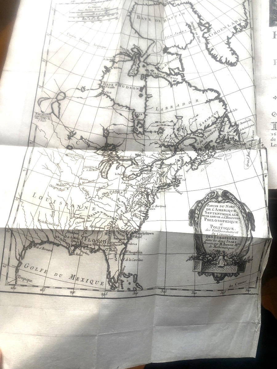 Reference Edition "philosophical And Political History Of Trade In The Two Indies" 1775-photo-7