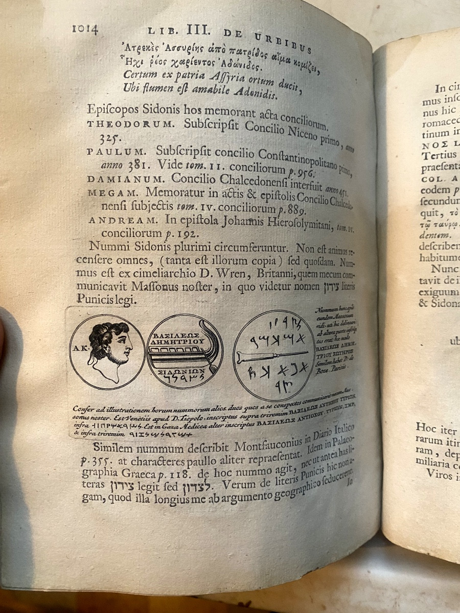 Rare Book On Palestine 1714 "hadriani Relandi" Palaestina Ex Monumentis Veteribu Illustr.-photo-2