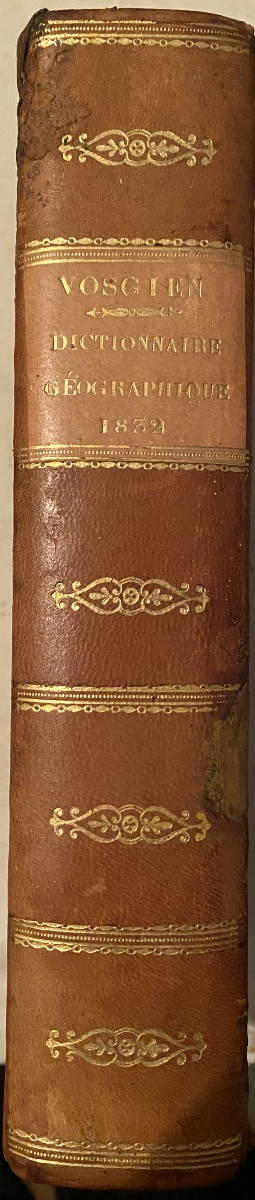 Geographical Dictionary Of Vosges, Fresh Exp. In 8, Illustrated With Maps, Flags & Coins