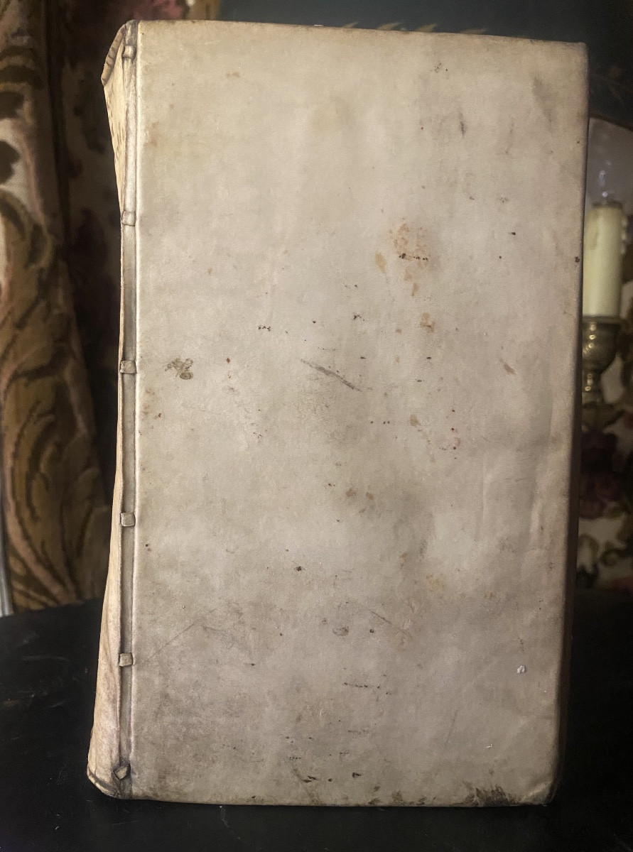 Fort Vol.I, 8 en velin à rabats d'Arnoldi Vinni JC. De Jurisprudence Civile en , 4 Livres ,1664-photo-2