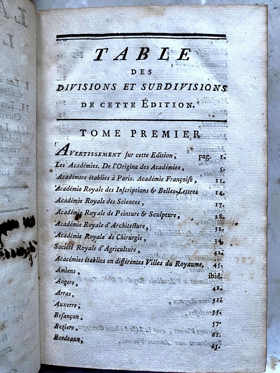 2 Beaux Vol.In 12 :"La France Littéraire",  sur les Académies , les Auteurs et leurs Ouvrages-photo-4