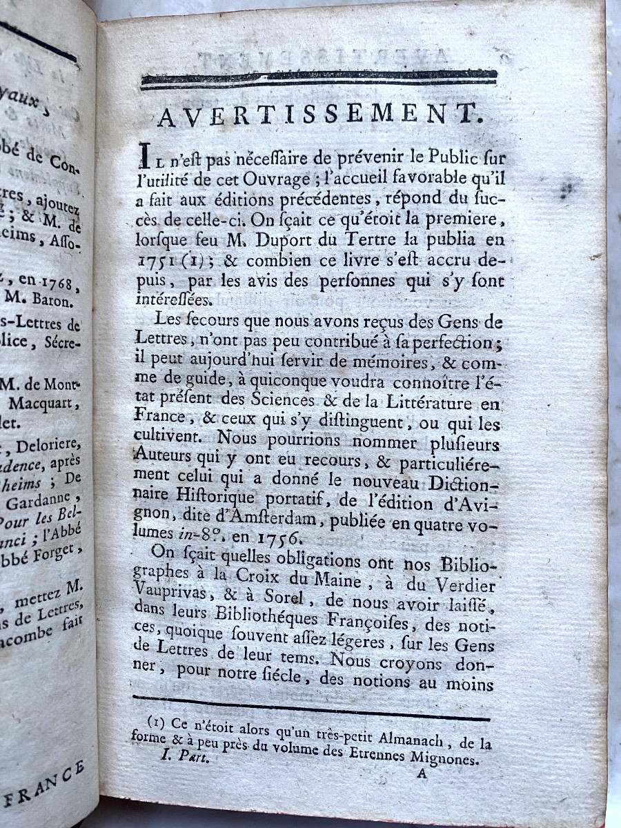 2 Beaux Vol.In 12 :"La France Littéraire",  sur les Académies , les Auteurs et leurs Ouvrages-photo-4