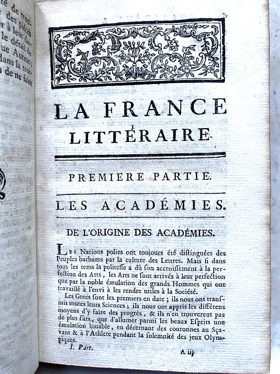 2 Beaux Vol.In 12 :"La France Littéraire",  sur les Académies , les Auteurs et leurs Ouvrages-photo-5