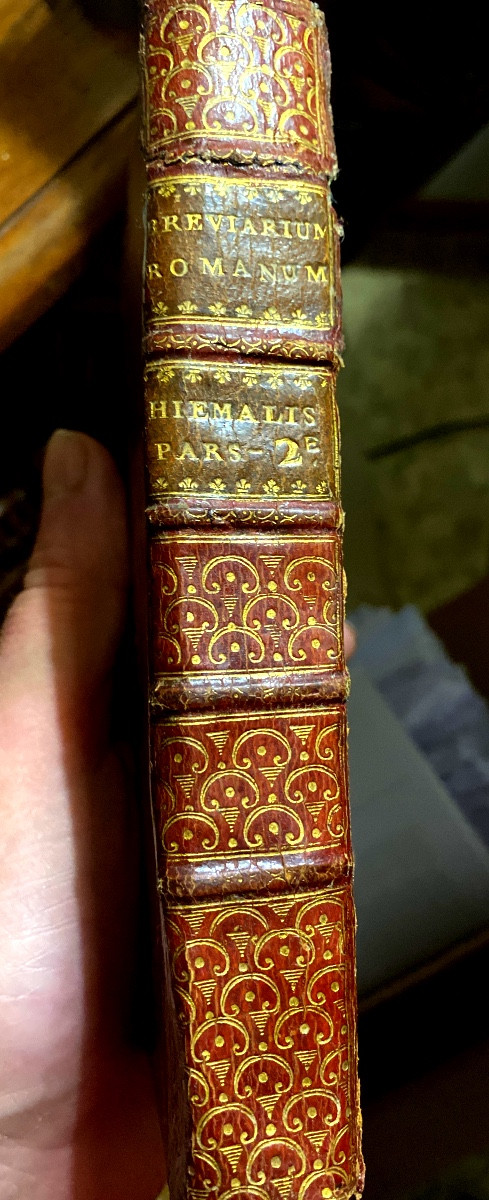 Rare Secret Box From The Reign Of Louis XV In Red Marocco , Covers Stamped On The Cardinal Arms-photo-7
