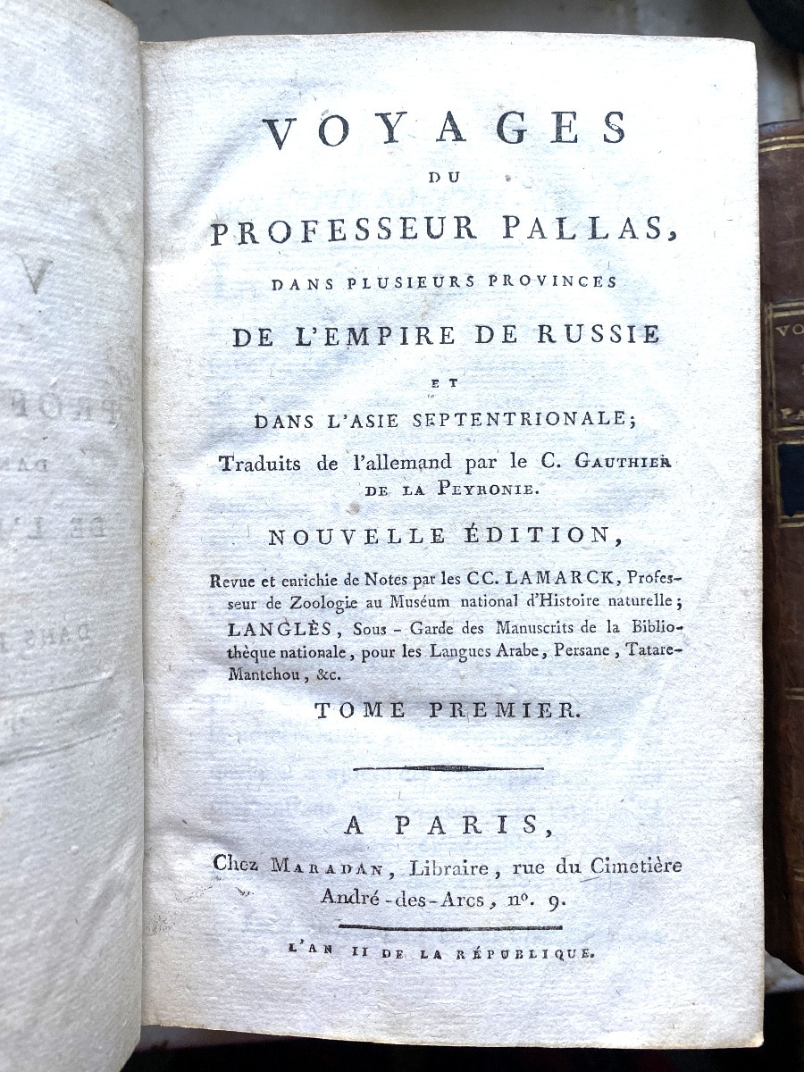 18th Travels Of Professor Pallas, In Several Provinces Of The Russian Empire. 8 Vol In 8 -photo-3