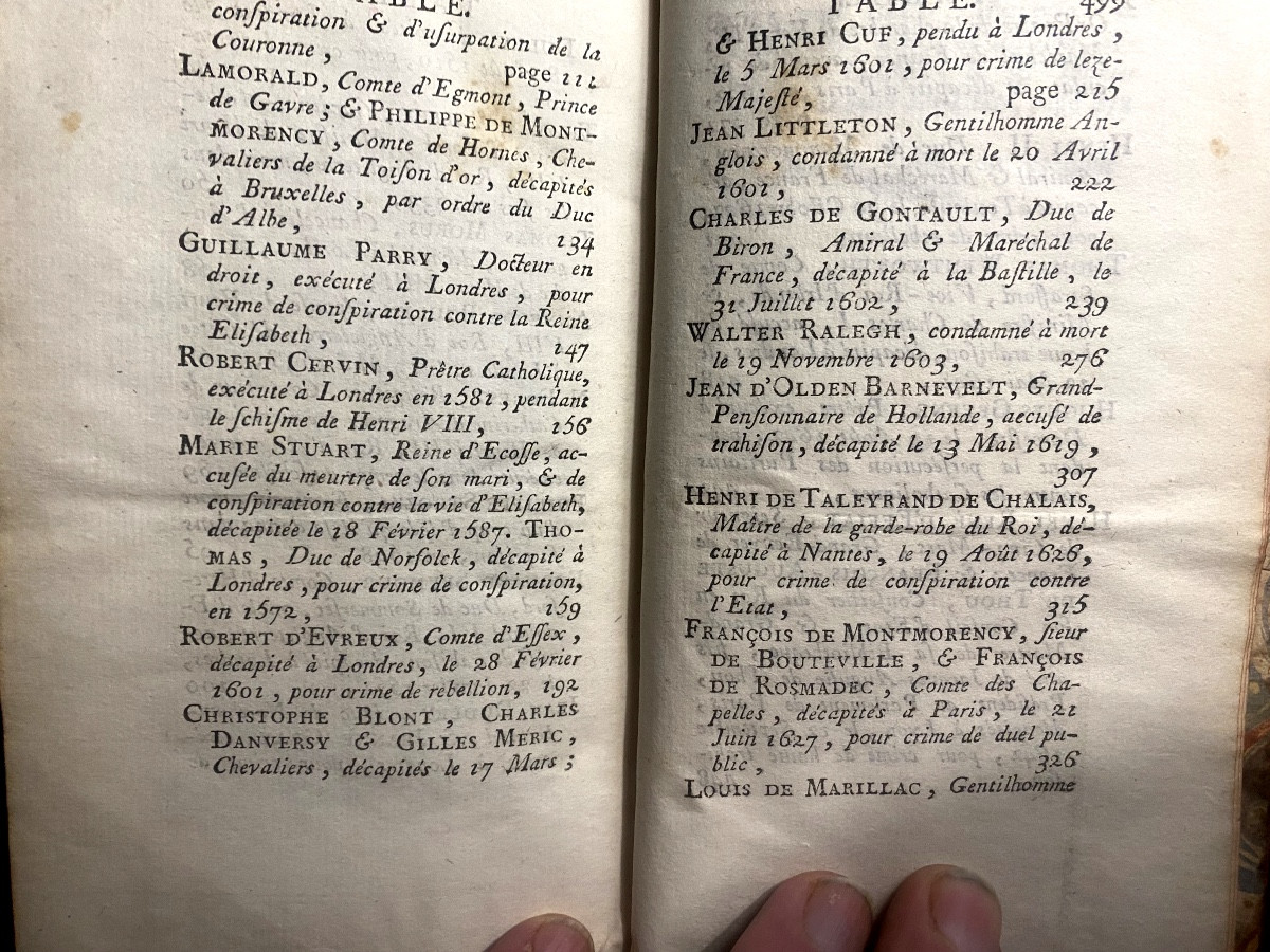 2 Vol.In12 "Derniers Sentiments des plus Illustres Personnages condamnées à mort". Paris Moutar-photo-5
