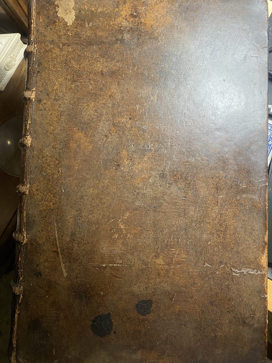 In folio, 1705 ,à Lyon :"Commentaires Historiques et Dogmatiques sur les Sacrements ",G. Juenin-photo-2