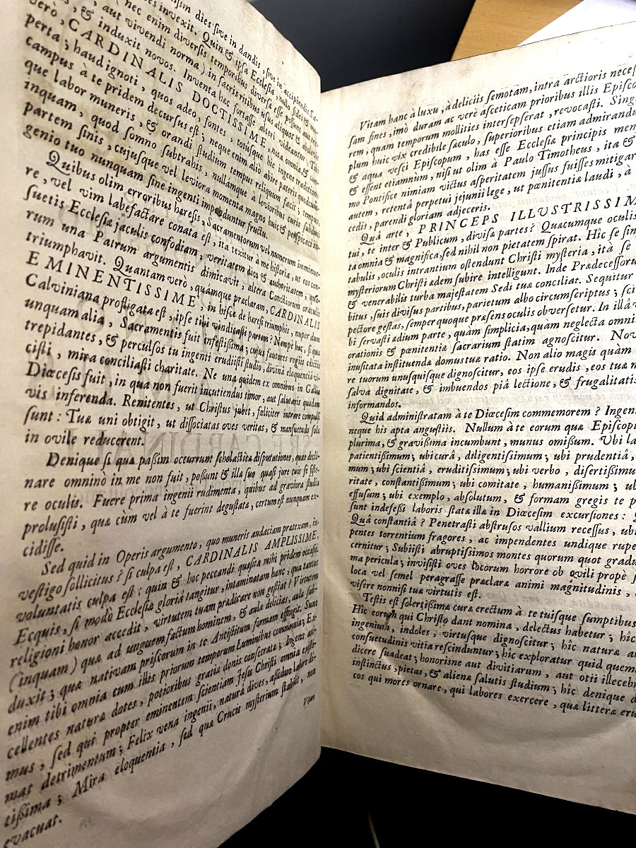 In folio, 1705 ,à Lyon :"Commentaires Historiques et Dogmatiques sur les Sacrements ",G. Juenin-photo-2