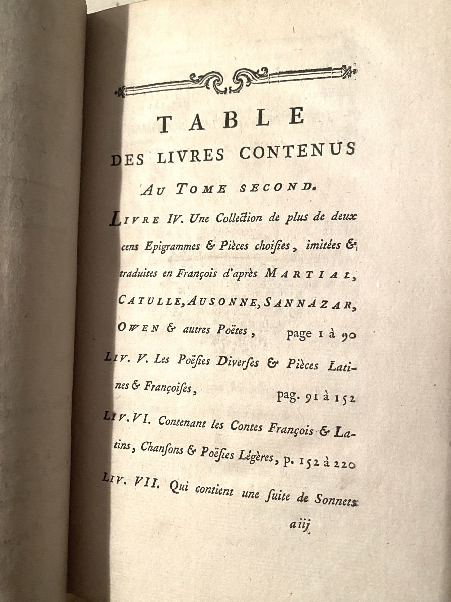 3 Vol In 8. "Oeuvres Choisies de feu Monsieur De La Monnoye" de l'Académie Française. à La Haye-photo-6