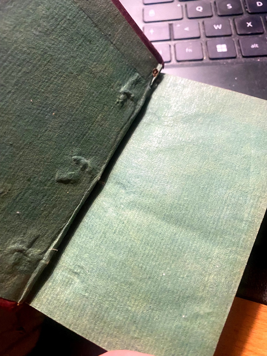 Cinq volumes en maroquin rouge  2/3 Milton et Montesquieu 3/4 forma miniature Genève Cazin 1777-photo-3