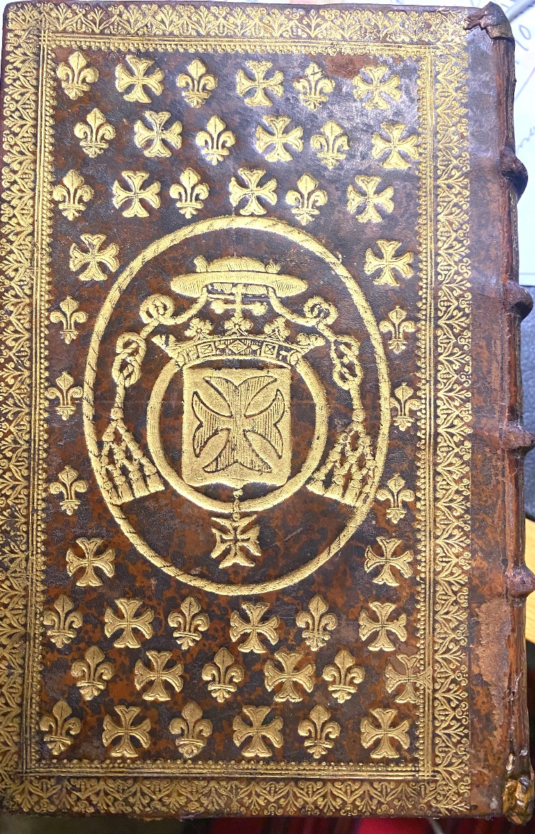 Binding With Fleur De Lys And Malthe Cross "de Timore Dei" - Jacques Salian-paris 1629
