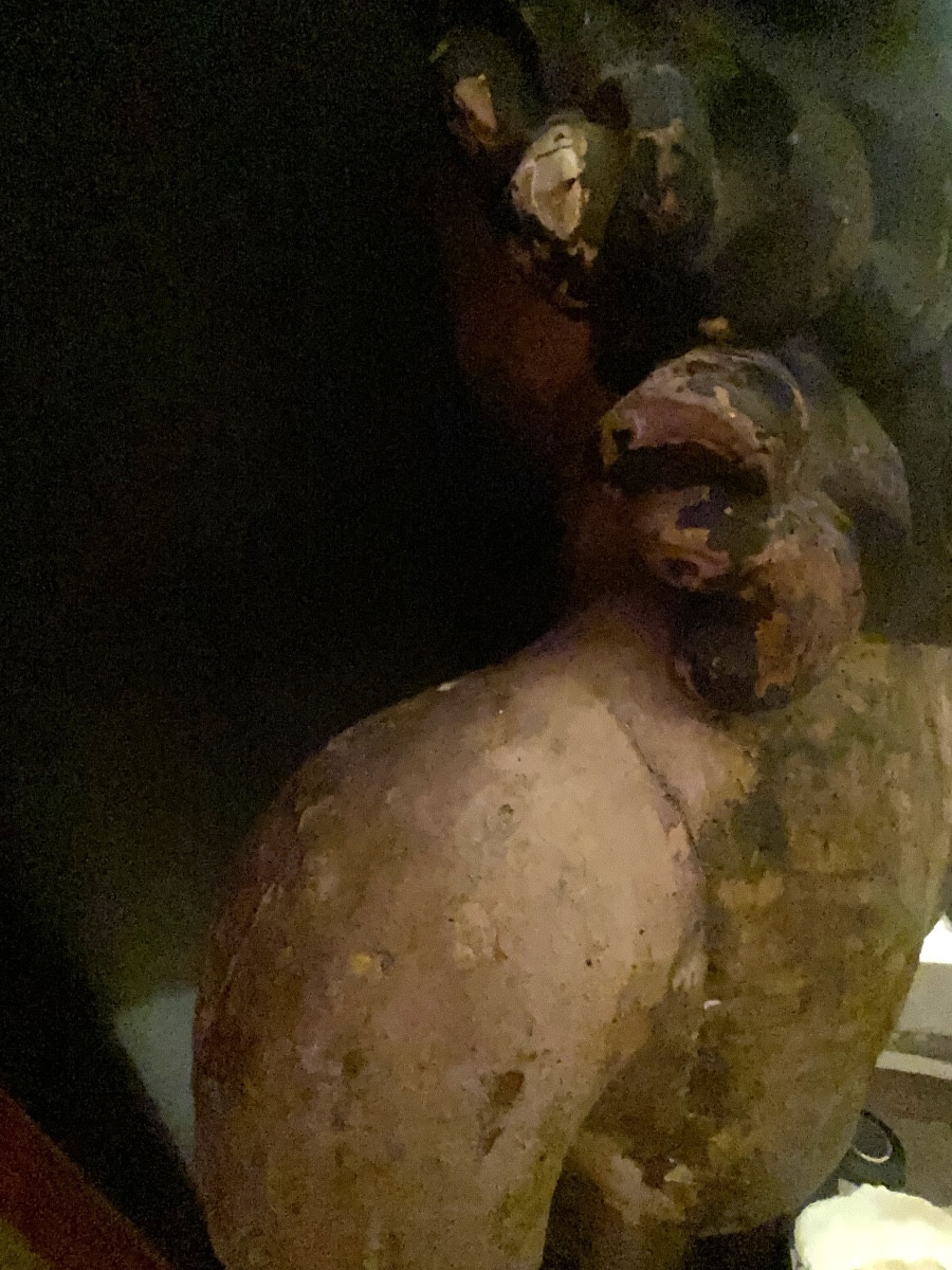 Important Head Of Saint-sébastian In Linden Polychrome Sculpted Louis XIV-photo-6