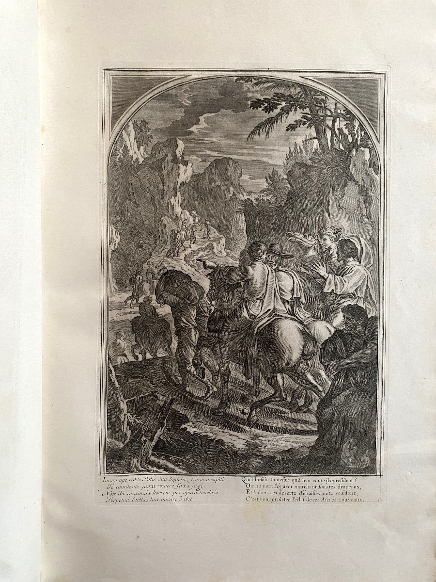  Engraved Artwork After Eustache Le Sueur: "the Life Of St. Bruno" Folio By Chavuau, 18th Century-photo-7
