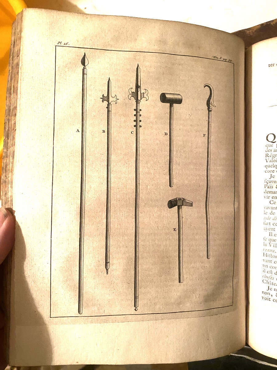 Histoire de la Milice Française .Rp Daniel , 2 Volumes In.4 Amsterdam 1724. Nomb. Illustrations-photo-5