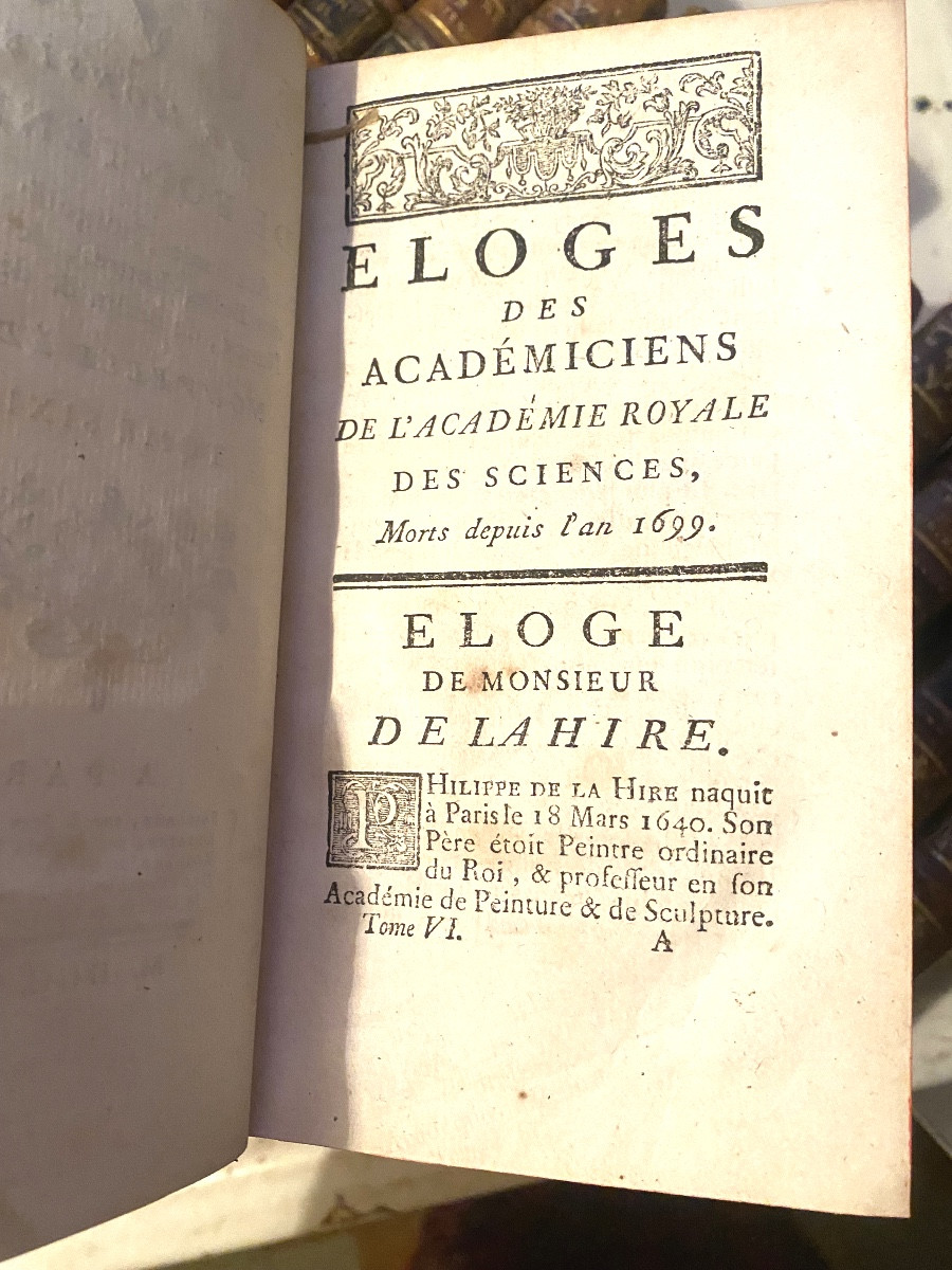 Beautiful Series In /11 Vol In 12: "works Of Monsieur De Fontenelle", Printed In Paris 1761-1767.-photo-5