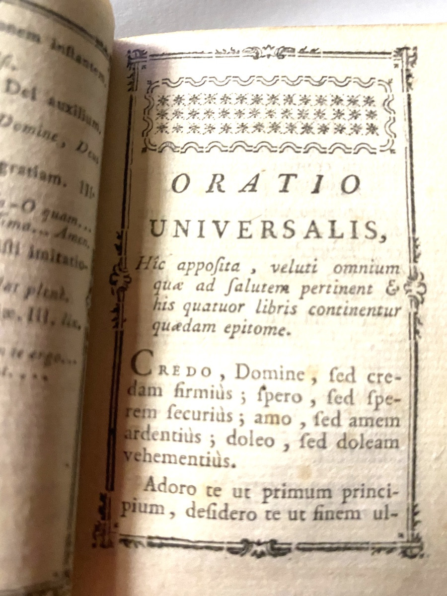 Belle  Imitatione Christi , Libri quatuor " Livre Miniature" de Nicolaus Beauzée . Parisis 1787-photo-6