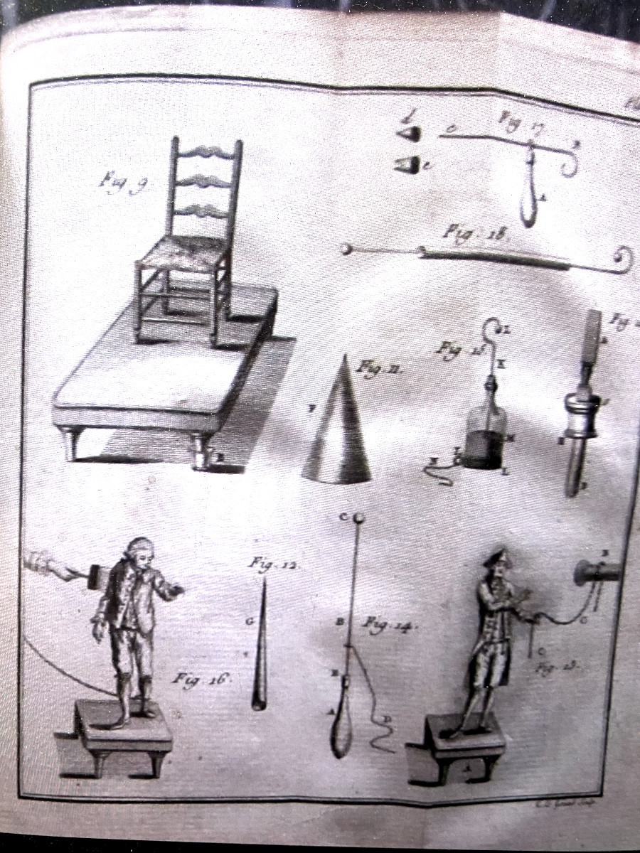 2 Volumes In8 ,"l'Electricité du corps humain" par l'Abbé Bertholon , a Paris 1786 , 6planches-photo-1