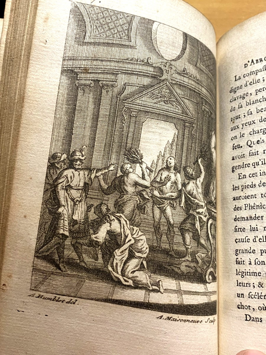 Beautifully Illustrated, Catalogued Louis XV Period Book; "the Loves Of Abrocome And Anthia" Translated By Jb Jourdan -photo-4
