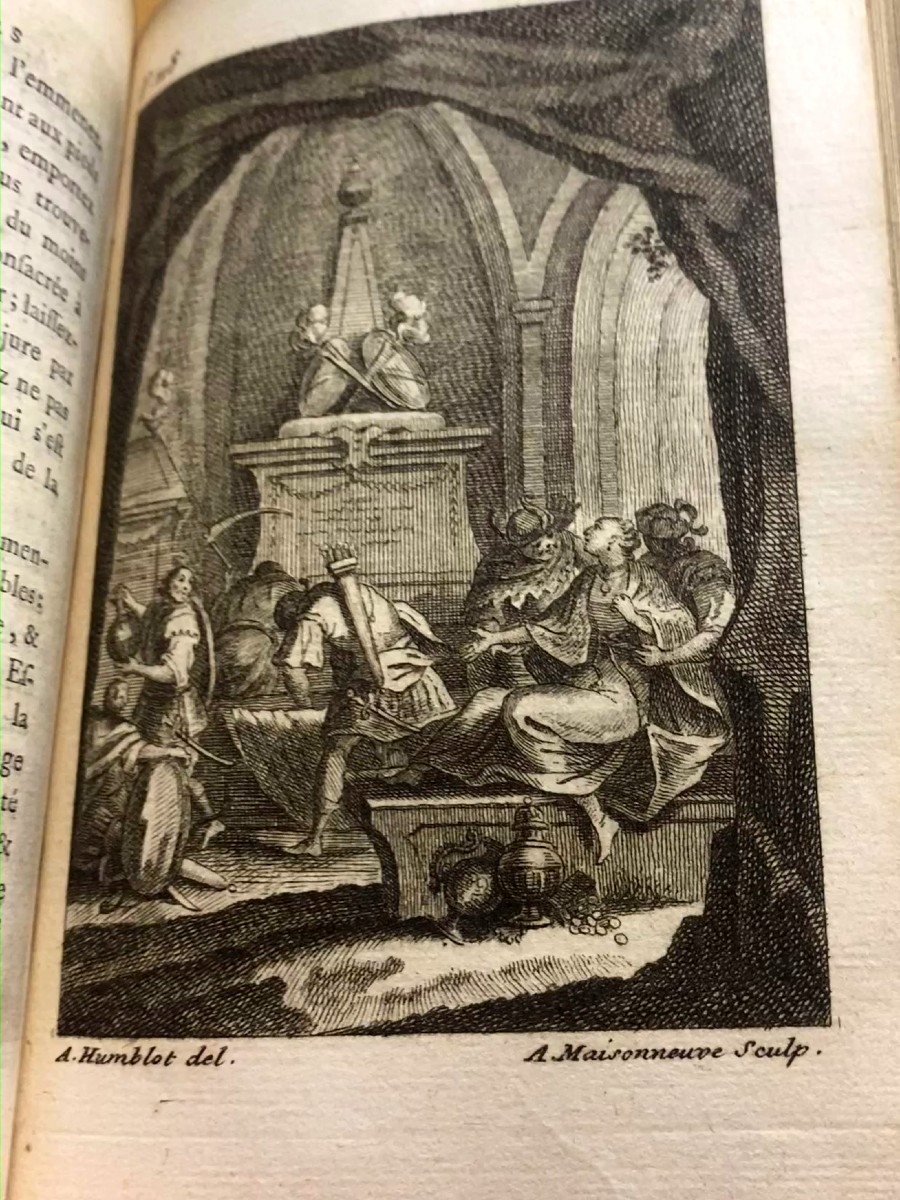 Beautifully Illustrated, Catalogued Louis XV Period Book; "the Loves Of Abrocome And Anthia" Translated By Jb Jourdan -photo-8