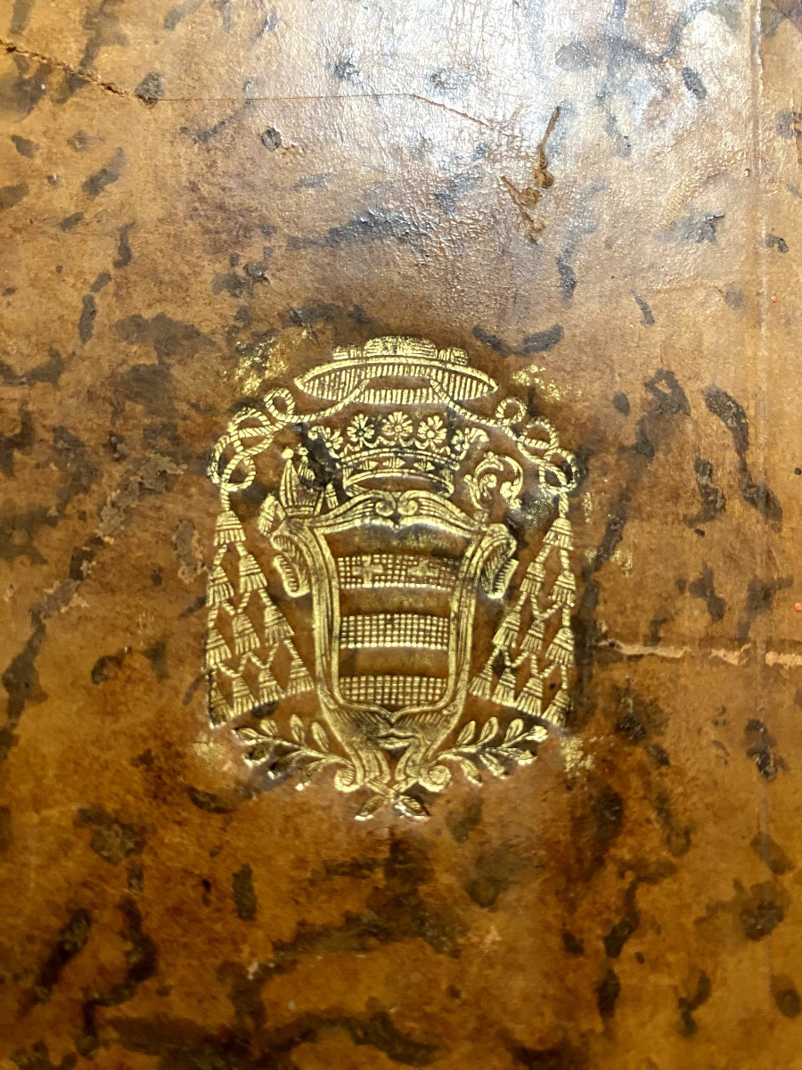 Book With The "arms Of Jouffroy De Gonsans": In 16: "the Sacred Lyric Poems", A Orléans. 1774.