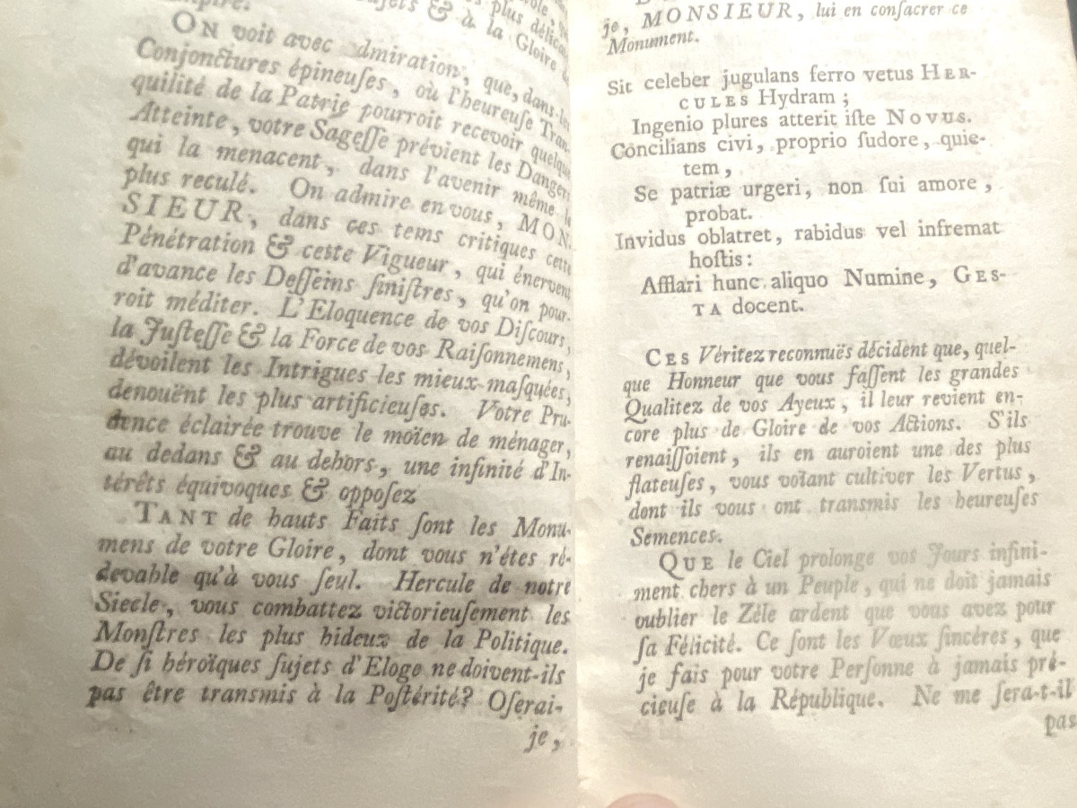 "memoirs Of The Marquis De Langallery", Lieutenant General &c. Under Charles Vi; 1 Vol. In 12mo. 1743-photo-3