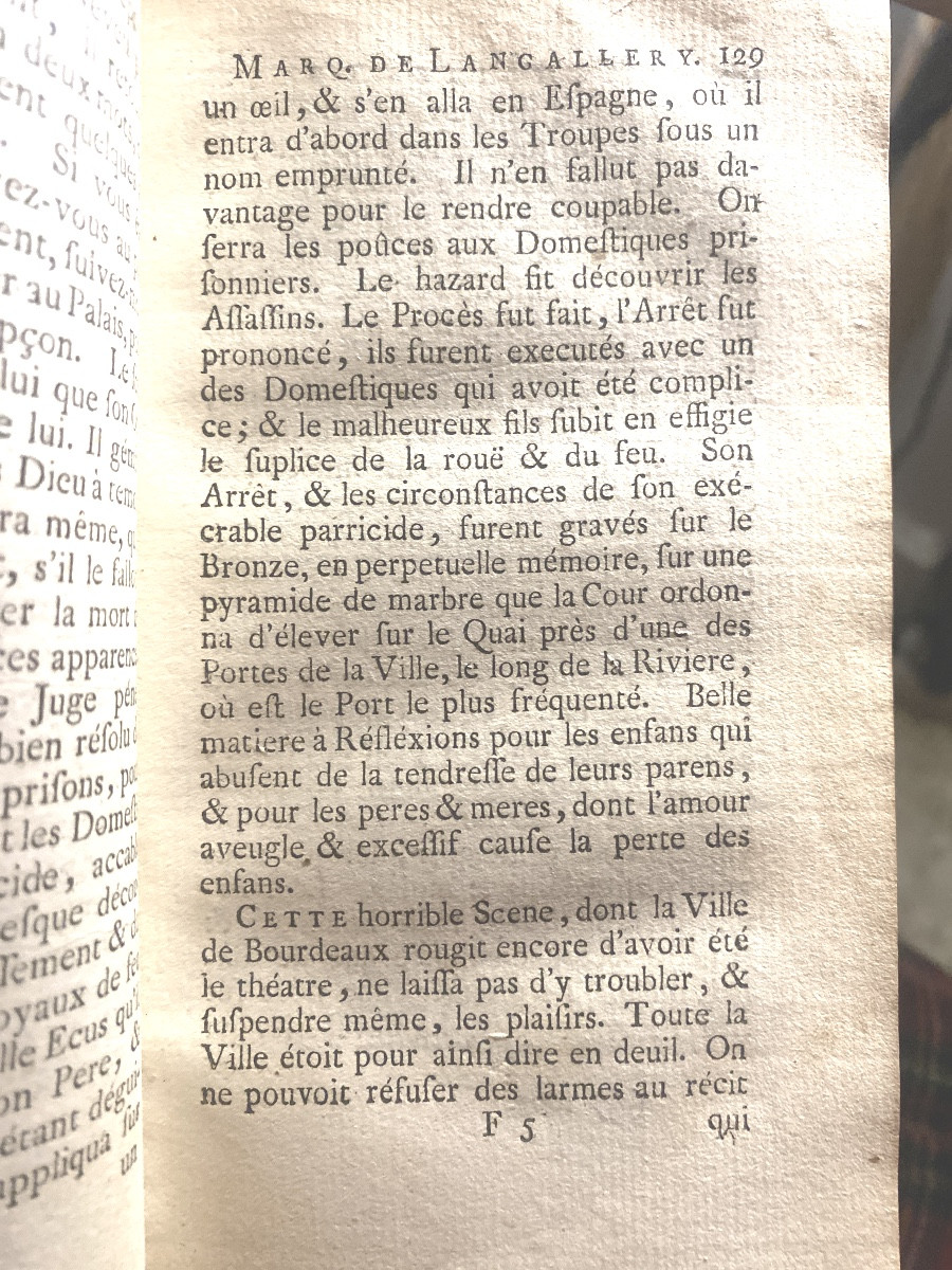 "memoirs Of The Marquis De Langallery", Lieutenant General &c. Under Charles Vi; 1 Vol. In 12mo. 1743-photo-6