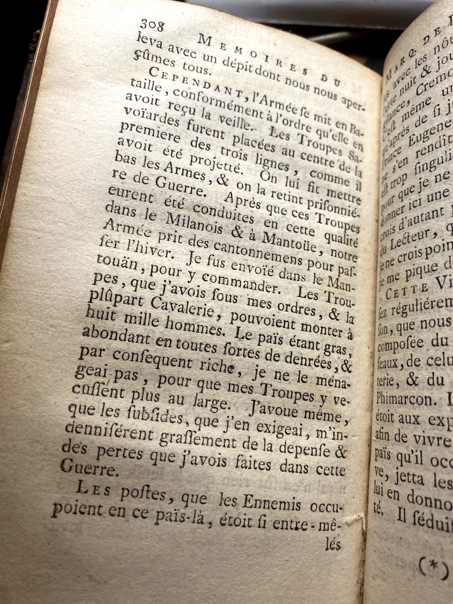 "memoirs Of The Marquis De Langallery", Lieutenant General &c. Under Charles Vi; 1 Vol. In 12mo. 1743-photo-7