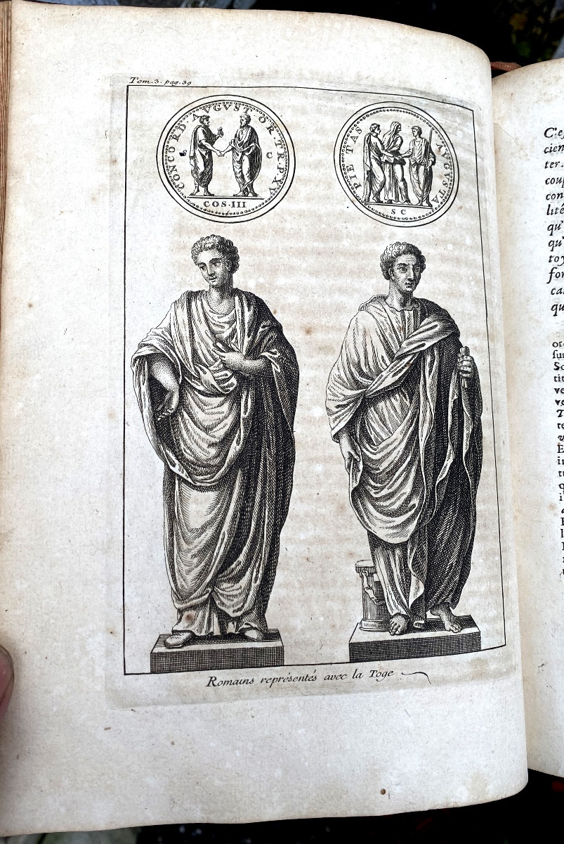 Rare Series Of 21 Volumes; Quarto, Illustrated With Roman History & The Emperors, 1725. Catrou & Rouille-photo-4
