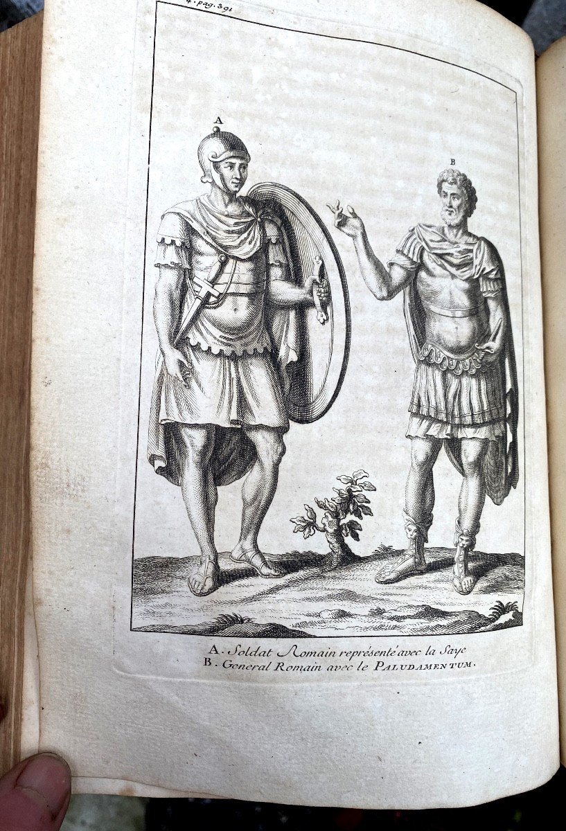 Rare Series Of 21 Volumes; Quarto, Illustrated With Roman History & The Emperors, 1725. Catrou & Rouille-photo-5