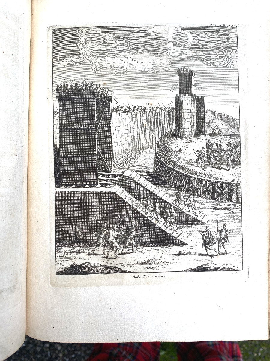 Rare Series Of 21 Volumes; Quarto, Illustrated With Roman History & The Emperors, 1725. Catrou & Rouille-photo-6