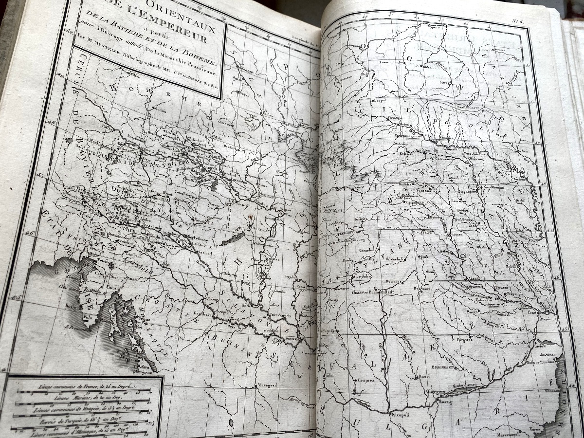 De la Monarchie Prussienne , sous Frédéric le Grand : par le Comte de Mirabeau 4vol In4 + Atlas-photo-7