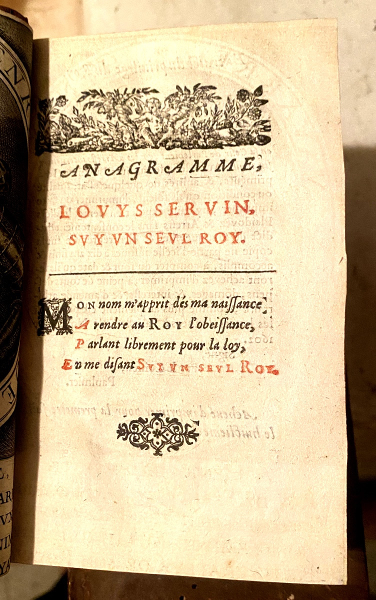 Rare Set Of Three-volume Pleadings By Louis Servin, Dating From The Reign Of Henry Iv.-photo-4