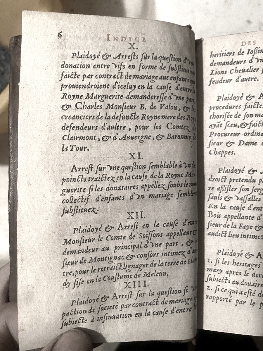 Rare Set Of Three-volume Pleadings By Louis Servin, Dating From The Reign Of Henry Iv.-photo-5
