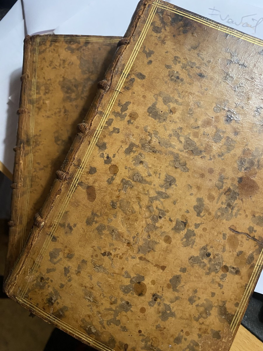  Original Edition 2 Vo In12: Chronological Abridged History Of The North - Jacques Lacombe 1762-photo-4