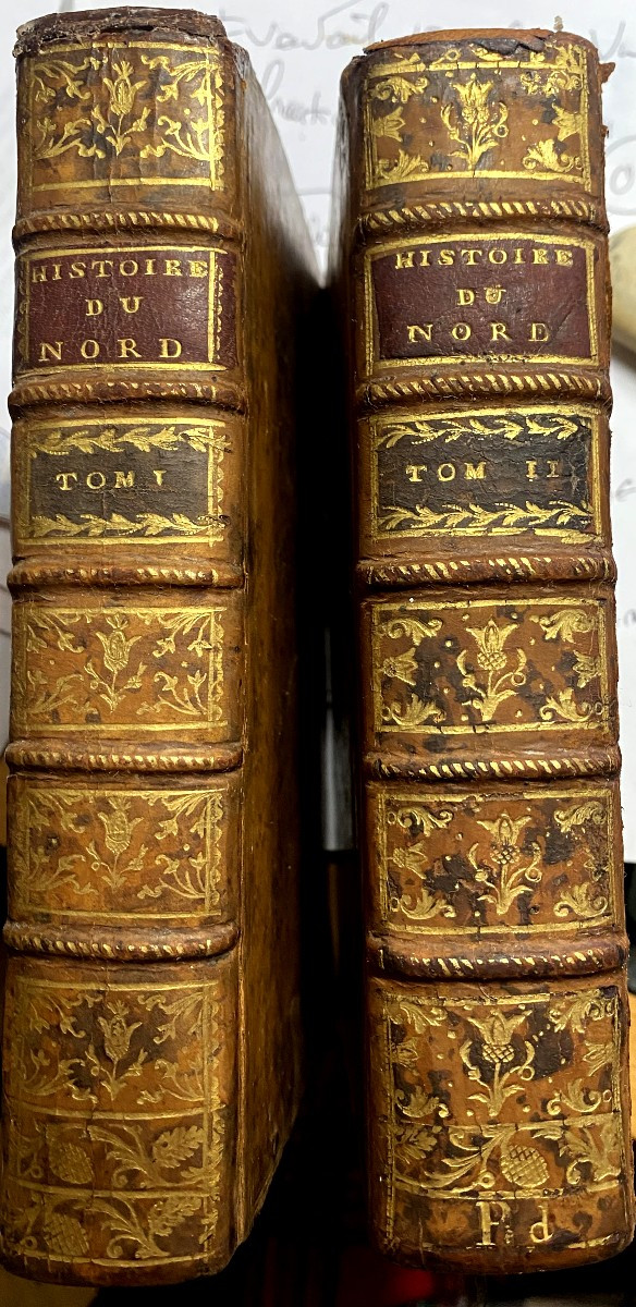  Original Edition 2 Vo In12: Chronological Abridged History Of The North - Jacques Lacombe 1762