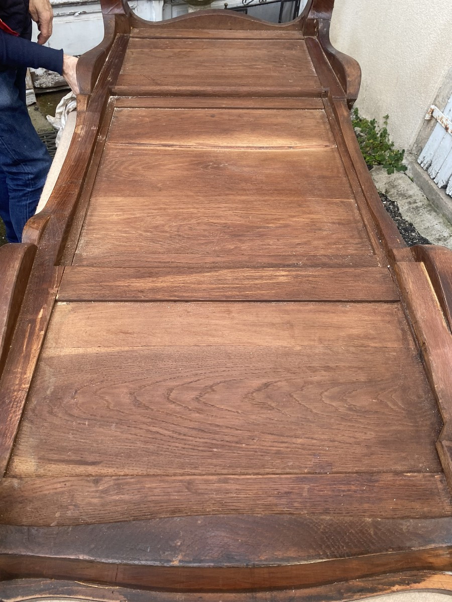Large Louis XV Minister's Desk Signed Boudin, In Rosewood And Palisander Marquetry, 18th Century-photo-2