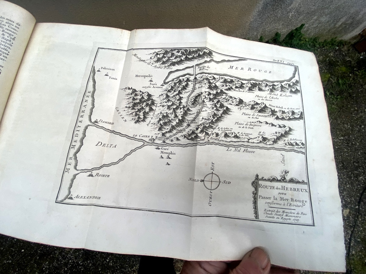 Holy Bible In 17 Volumes, Quarto, Illustrated On Green Vellum, Known As The "vence Bible", Paris 1767-photo-5