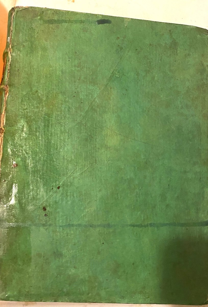 Réunion de pièces de Procès: Pierre-A. " Caron de Beaumarchais" en un fort Vol. In 4 velin vert-photo-2